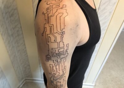 tattoo halle saale arm motiv mechanik